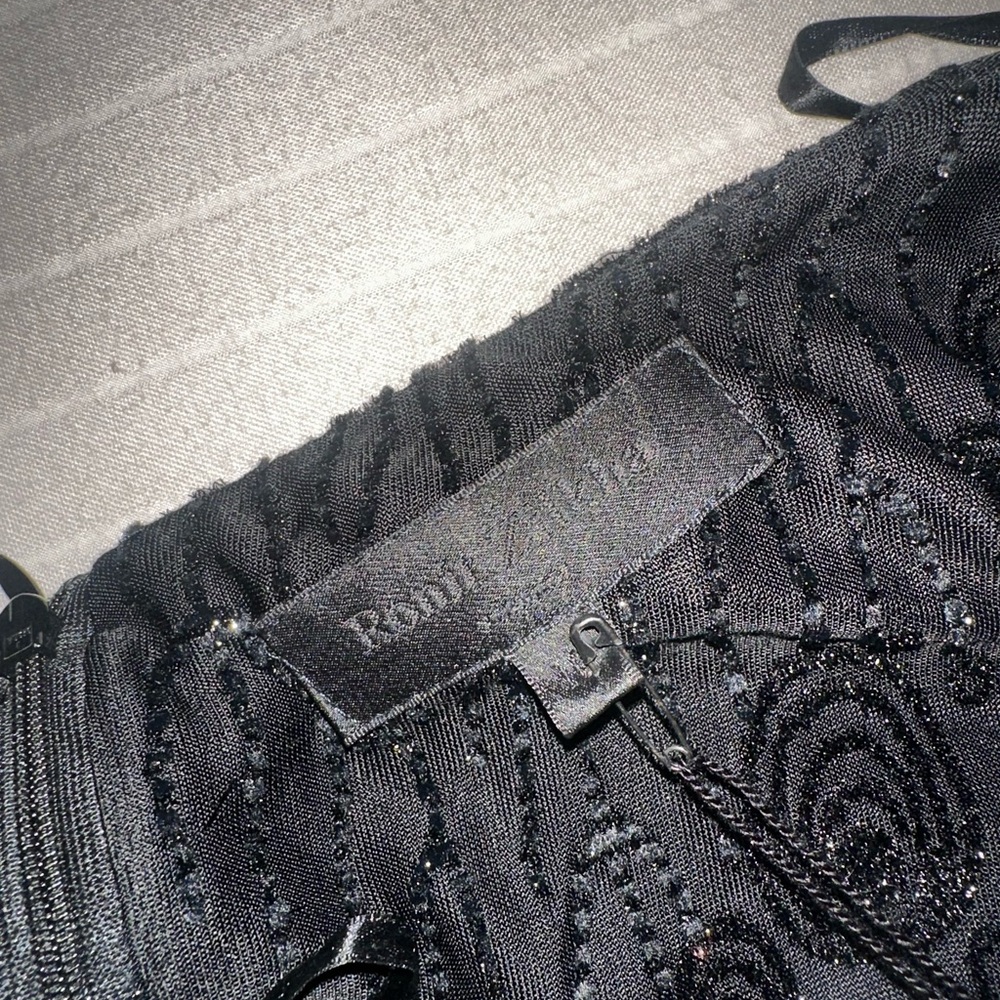 Brand new Robin Piccone Black Beaded Top